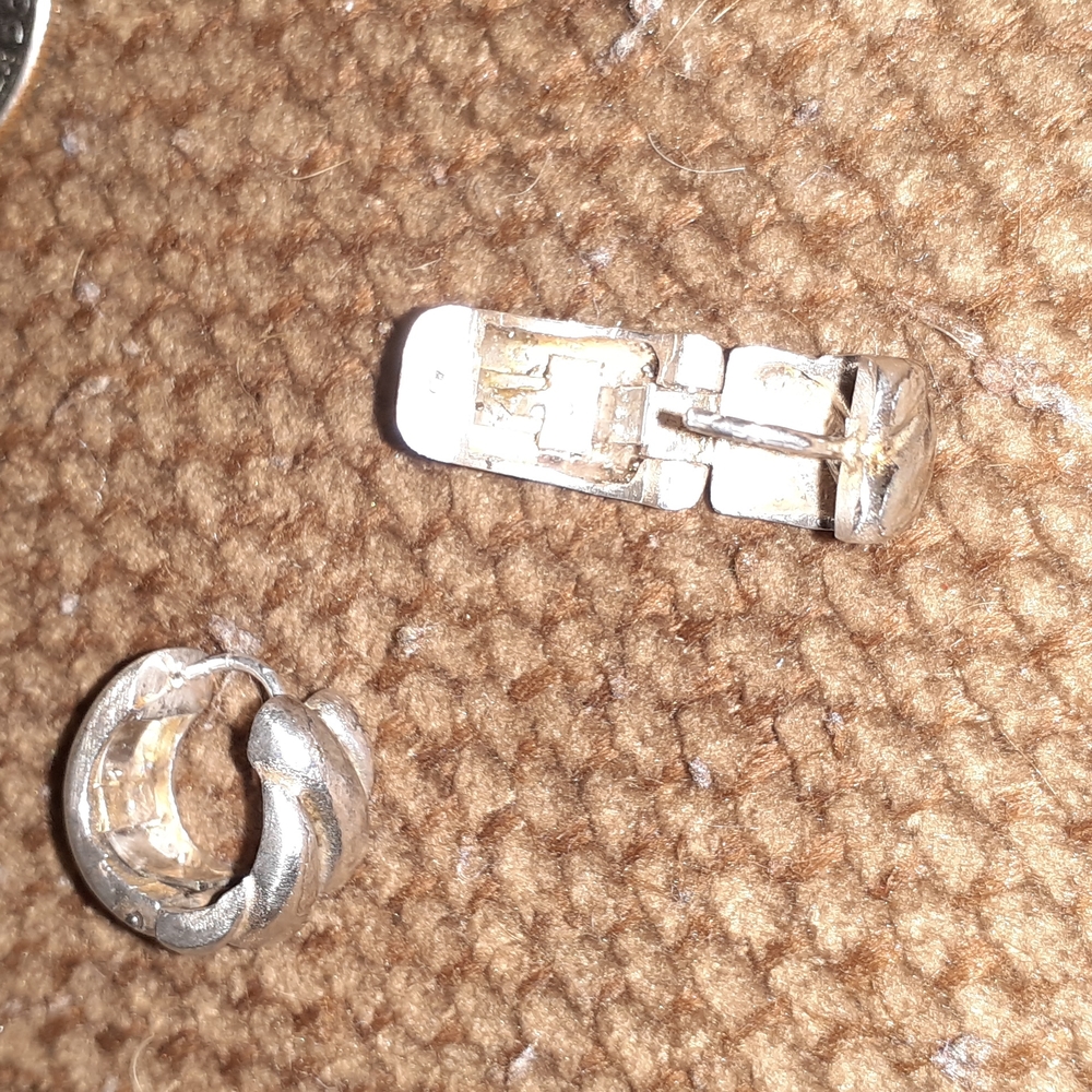 Sterling Silver Hoops - image 3